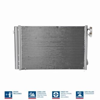 Конденсер кондиціонера NISSENS 94872
