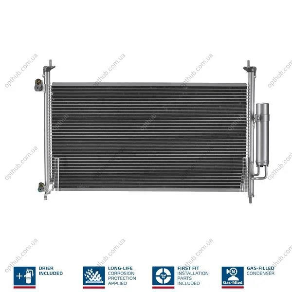 Конденсер кондиціонера HONDA CIVIC 06- -ua NISSENS 94875 (фото 1)