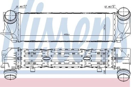 Радиатор наддува NISSENS 96321