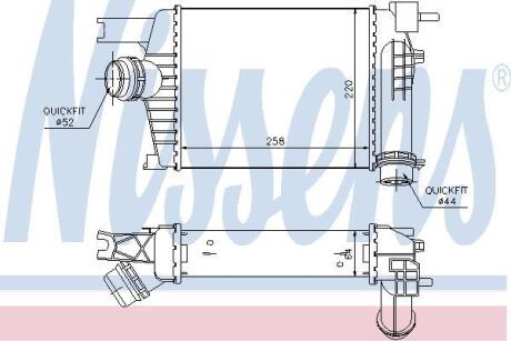 Інтеркулер DACIA DOKKER/ DUSTER (2010) (вироб-во) NISSENS 96479
