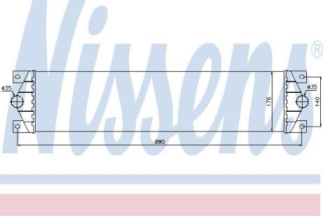 Інтеркулер NISSENS 96767 (фото 1)