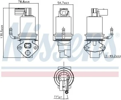 Клапан EGR First Fit NISSENS 98201