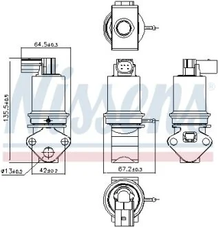 Клапан EGR First Fit NISSENS 98202