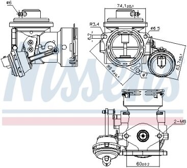 Клапан EGR First Fit NISSENS 98299