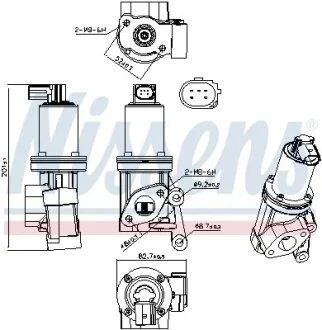 Клапан EGR First Fit NISSENS 98312