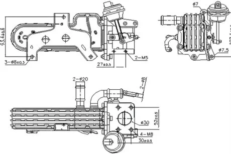 Радіатор віпрацьованних газів VAG (вир-во Nissens) NISSENS 989420