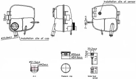 Бачок расширительный NISSENS 996303