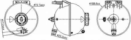 Бачок расширительный NISSENS 996309