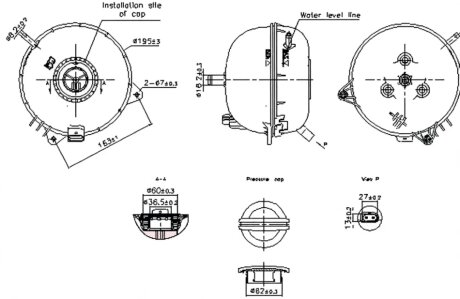Бачок расширительный NISSENS 996313
