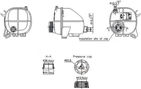 Бачок розширювальний NISSENS 996357
