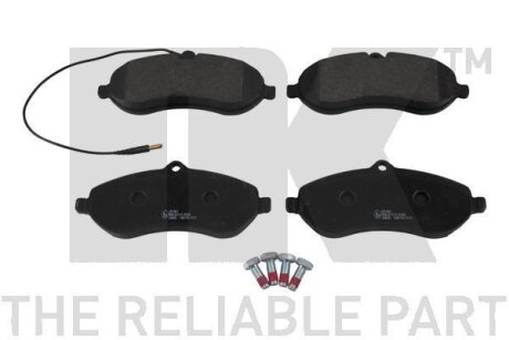 Колодки гальмівні дискові, комплект NK 221961