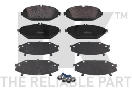 Колодки гальмівні дискові, комплект NK 223380