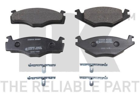 Колодки гальмівні дискові, комплект NK 229969