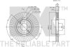 Диск гальмівний невентильований NK 313720 (фото 3)