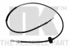 Трос ручного гальма ЗЗАДУ ЛІВОРУЧ AUDI; SEAT A4 1.9 TDI AVANT 09.2001 - 12.2004; A4 1.9 TDI 04.2001 - -ua NK 9047100 (фото 1)