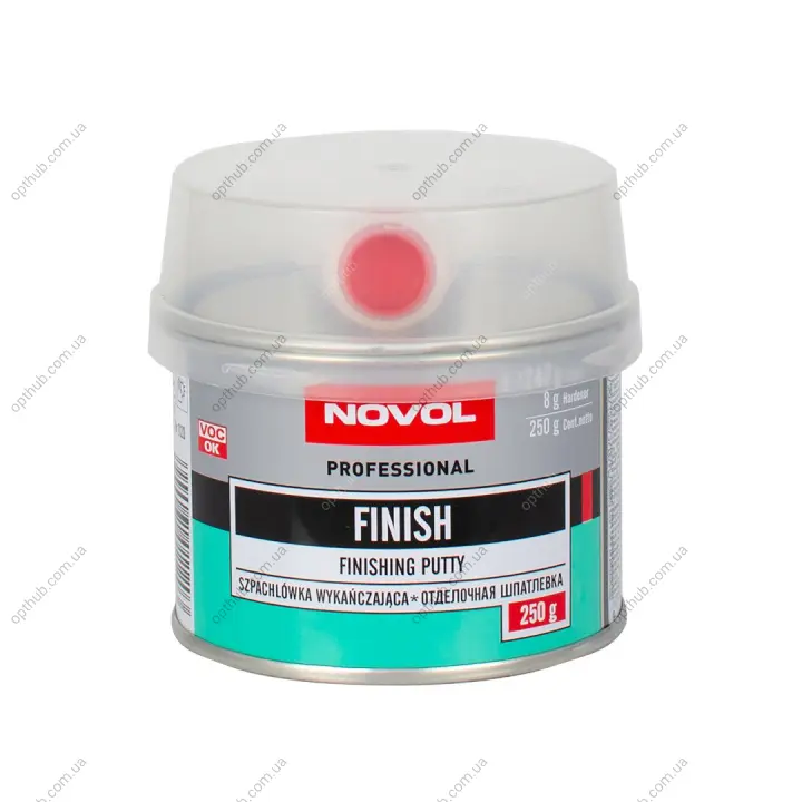 Шпатлівка оздоблювальна FINISH 0,25кг x24 Novol 1120 (фото 1)