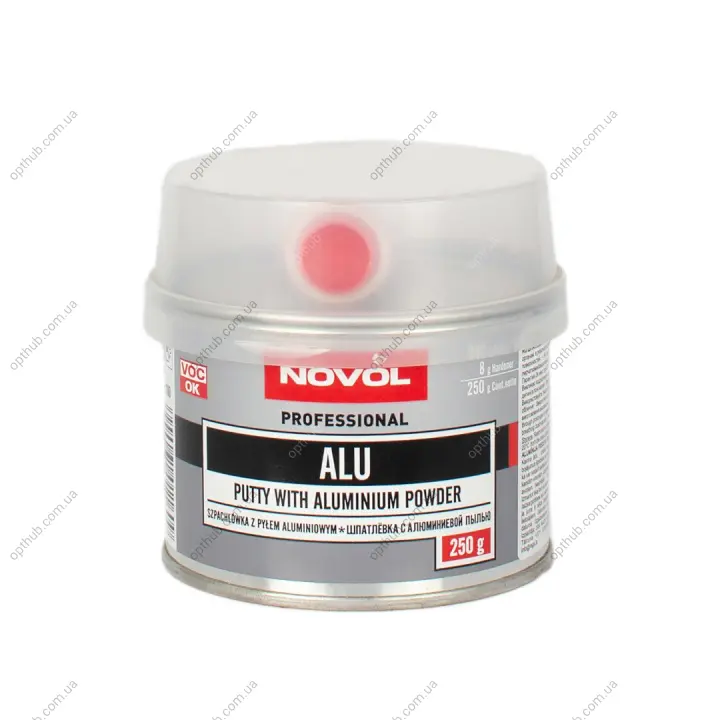 Шпатлівка ALU 0,25кг x24 Novol 1160 (фото 1)