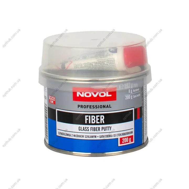 Шпатлівка FIBER 0,20кг x24 Novol 1220 (фото 1)