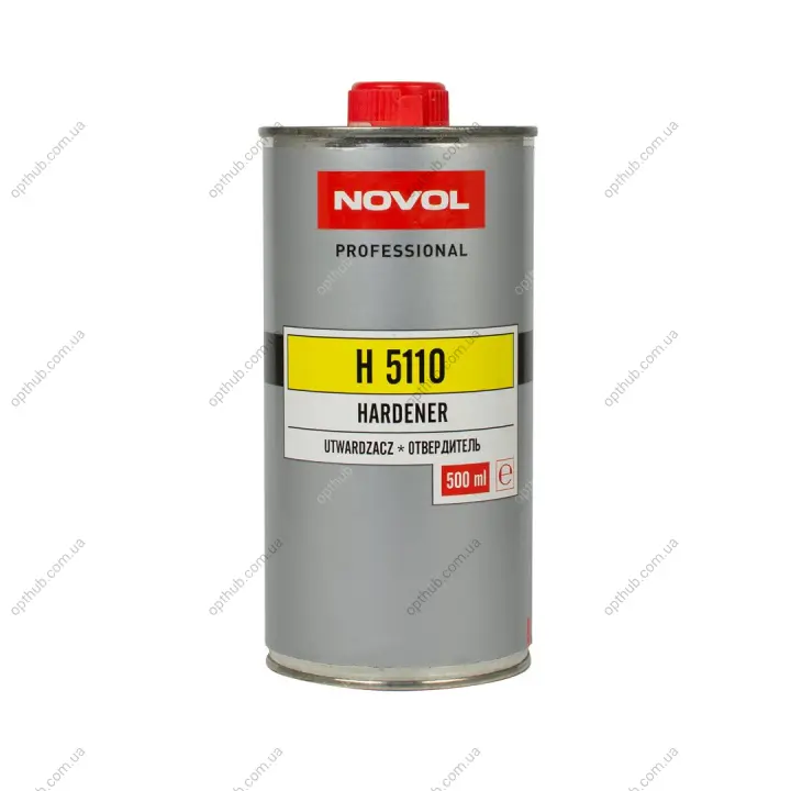 Отверджувач H5110 для лаку NOVAKRYL VHS 510 2+1 0,50л x6 Novol 35611 (фото 1)