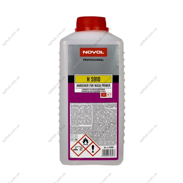 Отверджувач H5910 PROTECT 340 Реактивний грунт WASHPRIMER 1+1 1,0л x6 Novol 35856 (фото 1)