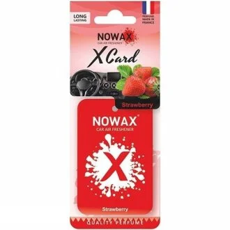 Автомобильный ароматизатор воздуха серия " X CARD" - Strawbarry NOWAX NX07538