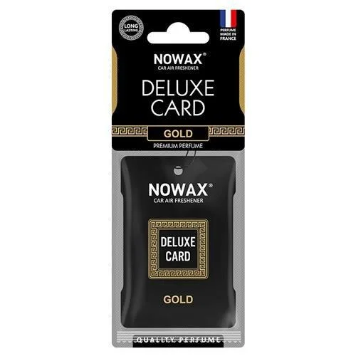 Ароматизатор целлюлозный Nowax серия Delux Card 6 г-Gold NOWAX NX07731 (фото 1)