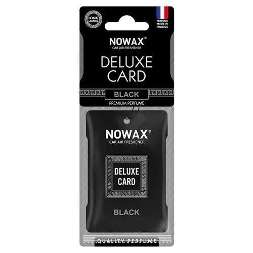 Ароматизатор целлюлозный Nowax серия Delux Card 6 г. - Black NOWAX NX07733 (фото 1)