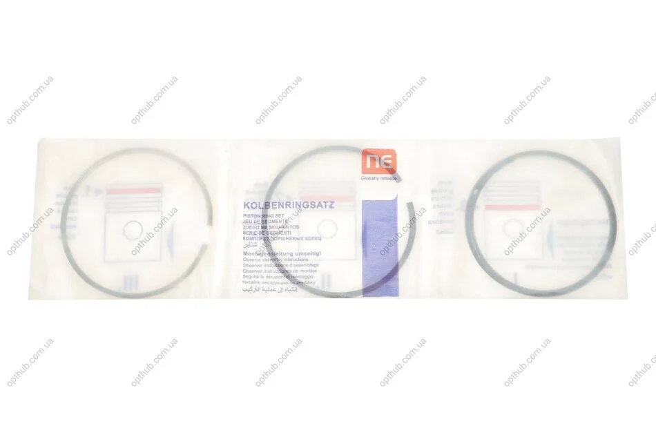 Кільця поршневі BMW 7 (E38)/5 (E39)/X5 (E53) 4.4i 96-05 (92.00mm/STD) (1.5-1.5-2) = 8 (opt-om) NPR 120 007 0042 00 (фото 1)
