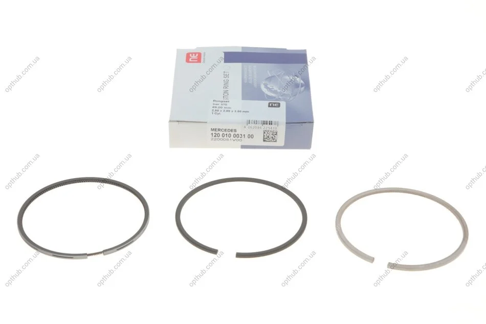 Кільця поршневі MB OM601-604D (89.00mm/STD) (2.5-2-3) = 8910590000 (opt-om) NPR 120 010 0031 00 (фото 1)