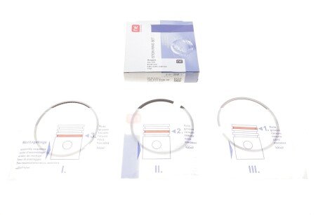 Кільця поршневі MB Sprinter OM642 (83.00mm/STD) (2-2-2) (на 1 поршень) = 8910870000 UA63 NPR 120 010 0046 00