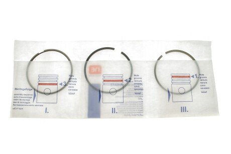 Кільця поршневі Fiat Ducato 1.9D/TD 90- (82.60mm/STD) (2.5-2-3) = 8920660000 UA63 NPR 120 020 0036 00