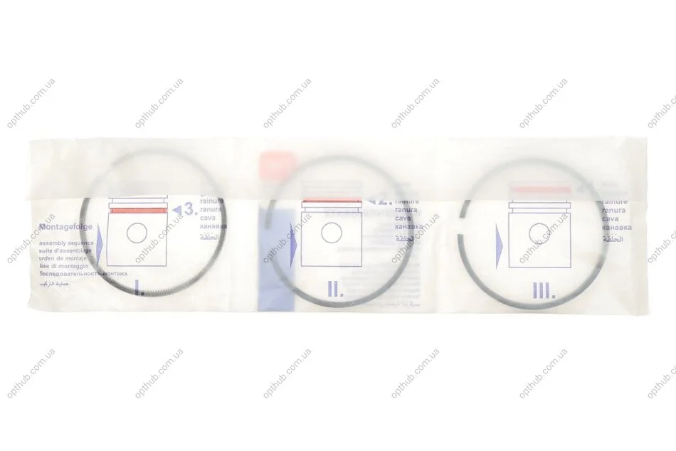 Кильця поршневи Peugeot 406/605/806 2.1TD (85.00mm/STD) (3-2-3) = 8937300000 UA63 NPR 120 037 0030 00 (фото 1)