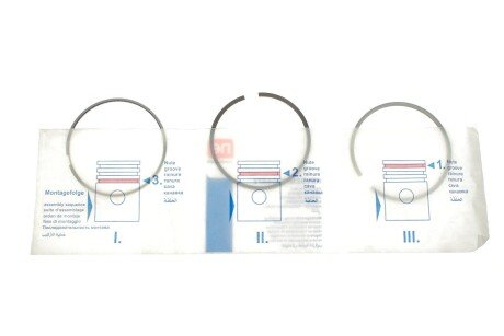 Кільця поршневі VW Golf VII/Passat 2.0TDI 12- (81.00mm/STD) (1.75-2-2) = 8950060000 UA63 NPR 120 050 0088 00