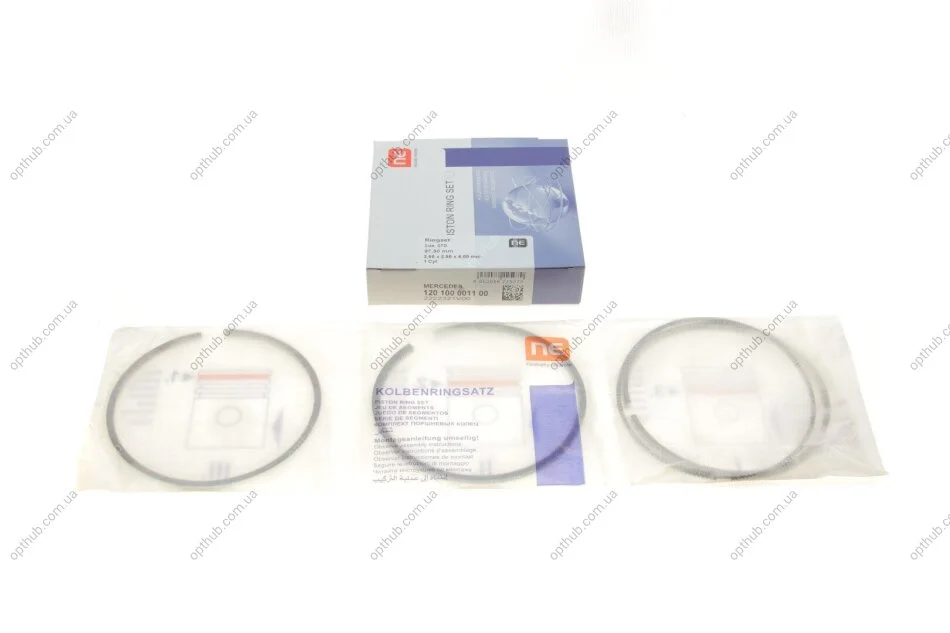 Кільця поршневі MB OM364-366 (97.50mm/STD) (2.5-2.5-4) = 8910440000 (opt-om) NPR 120 100 0011 00 (фото 1)