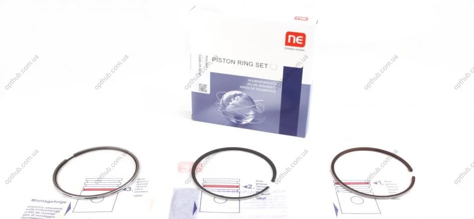 Кільця поршневі MB Vario 4.3TDI (102.00mm/STD) (3-2.5-4) = 8910830000 UA63 NPR 120 100 0021 00 (фото 1)