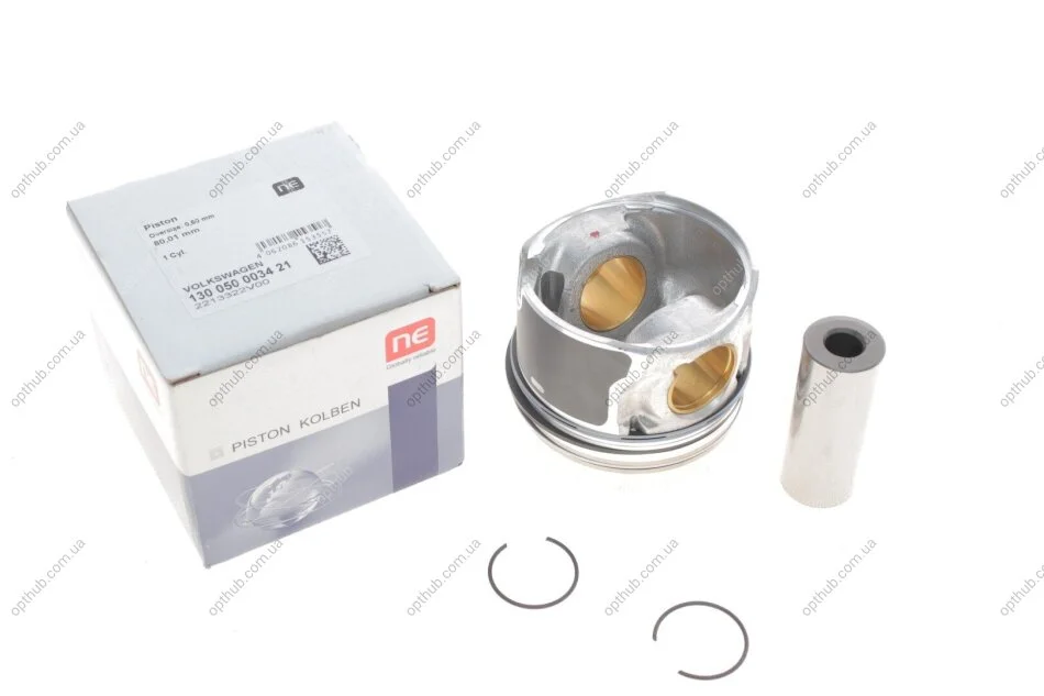 Поршень VW T5 1.9TDI 03-09 (80,01mm/+0.5) 3-4 цил. = 7150495000 UA63 NPR 130 050 0034 21 (фото 1)
