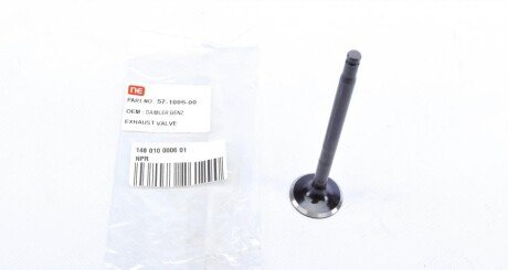 Клапан (випуск) MB Sprinter (OM612/OM613) 2.7CDI 00-06 (28.40x6.97x104.35) = 5710060100 UA63 NPR 148 010 0006 01