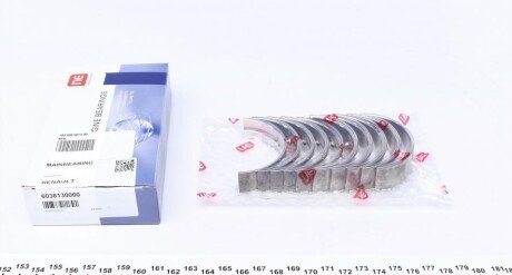 Вкладиші корінні Renault Master 2.3dCi 10- (STD) = 6038130000 (opt-om) NPR 180 038 0013 00