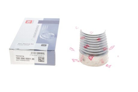 Вкладиші корінні Toyota Corolla/Starlet/Townace 1.0 (2K/4K/5K) 82-86 (+0.75) = 609604 (opt-om) NPR 180 096 0001 26