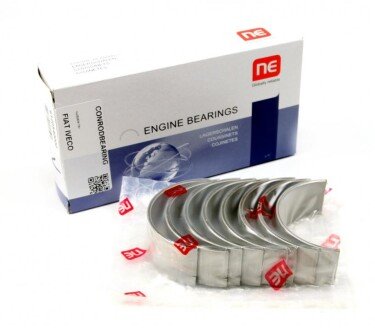 Вкладиші шатунні Renault Trafic 2.5D/Fiat Ducato 2.4D/2.5D/TD/2.8JTD 78- (STD) = 61205400 UA63 NPR 181 020 0012 00