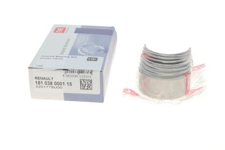 Вкладиші шатунні Renault Kangoo 1.5dci (+0.25) = 6138502500 (opt-om) NPR 181 038 0001 15