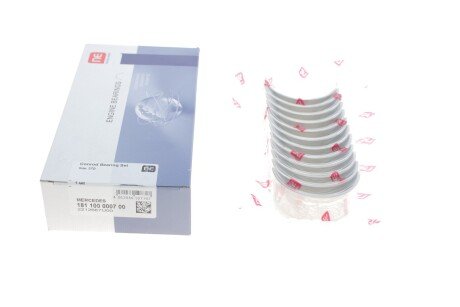 Вкладиші шатунні MB OM366 (STD) = 6110620000 UA63 NPR 181 100 0007 00