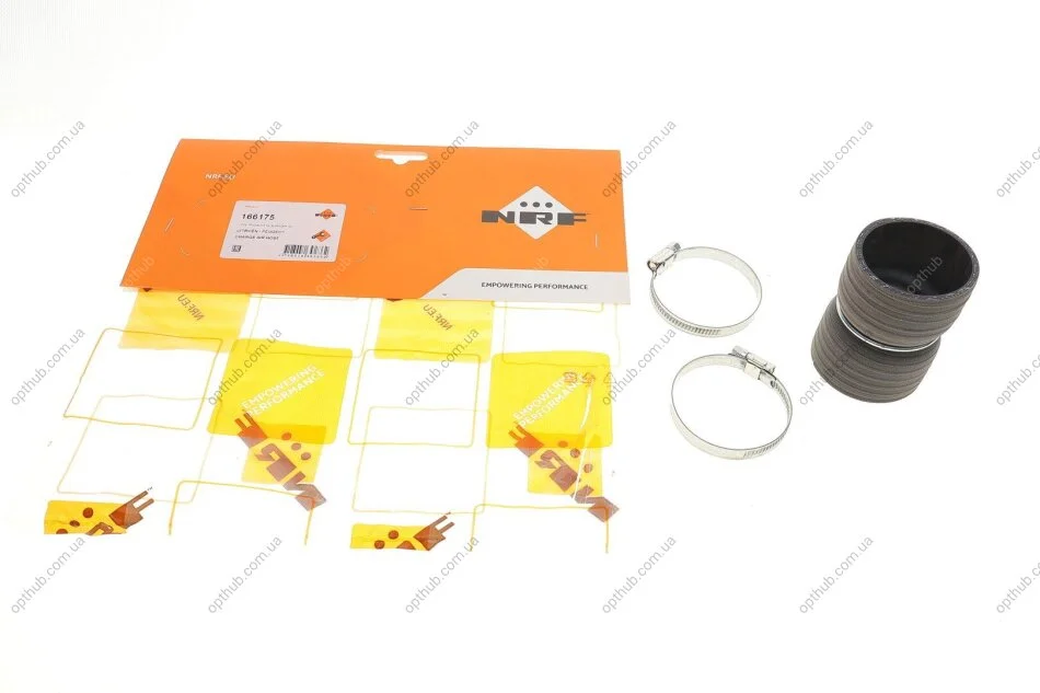Патрубок інтеркулера Citroen Berlingo/Peugeot Partner 1.6HDI 08- UA63 NRF 166175 (фото 1)