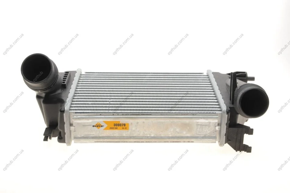 Радиатор интеркулера Nissan Qashqai/X-Trail/Renault Megane IV/Scenic IV 1.6D 13- (opt-om) NRF 309078 (фото 1)