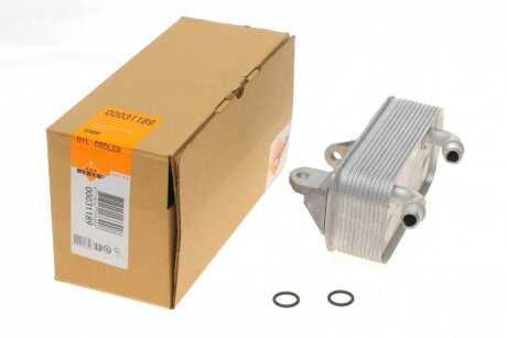 Радіатор масляний BMW 5 (E39) 3.5 96-03 (теплообмінник) (opt-om) NRF 31189