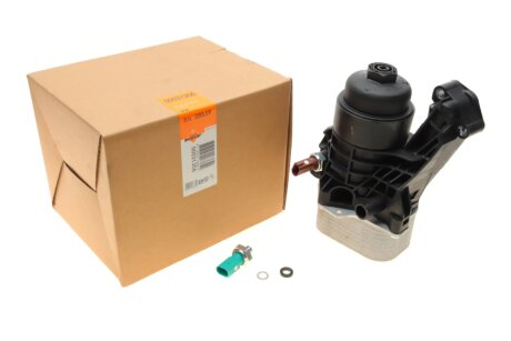 Корпус фільтру масляного VW Golf/Caddy/Crafter 2.0TDI 15-/Audi A3/Q2 1.6/2.0 TDI 15- (з радіатором) UA63 NRF 31356