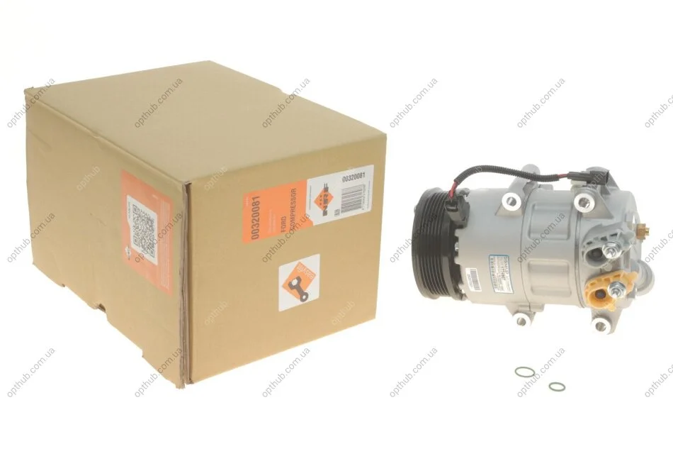 Компресор кондиціонера Ford Fiesta VI/Focus III 1.2-1.6D 08- (opt-om) NRF 320081 (фото 1)