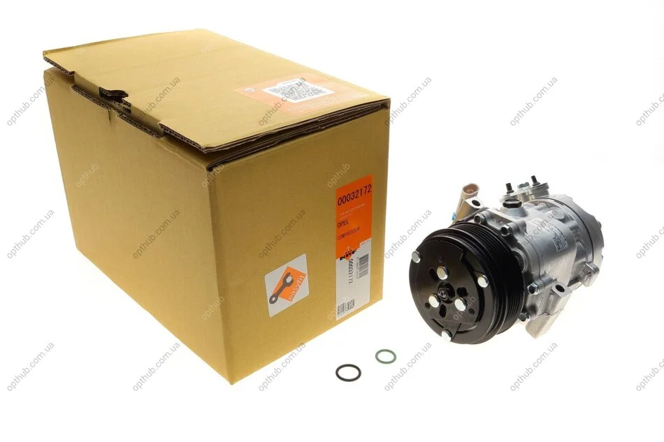 Компресор кондиціонера Opel Astra G/Combo/Corsa C 1.6-2.2D 98- UA63 NRF 32172 (фото 1)