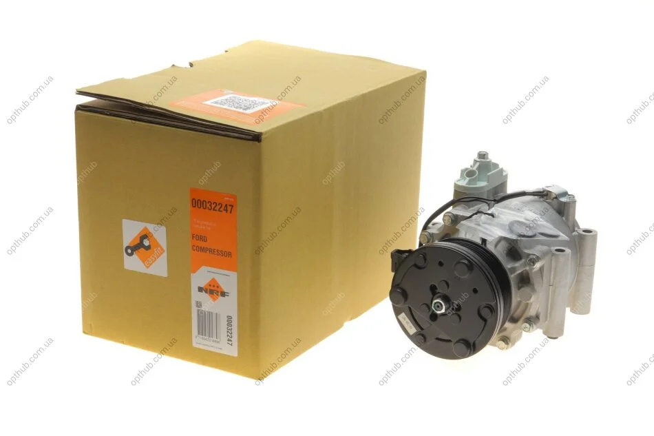 Компресор кондиціонера Ford Mondeo III/Transit 1.8/2.0 00-14 UA63 NRF 32247 (фото 1)