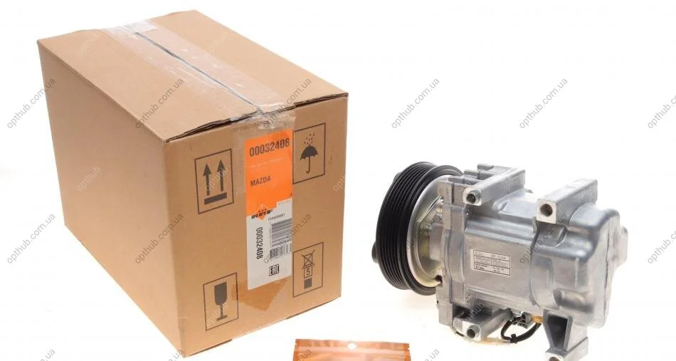Компресор кондиціонера Mazda 3/6/CX-7 02-13 (opt-om) NRF 32408 (фото 1)